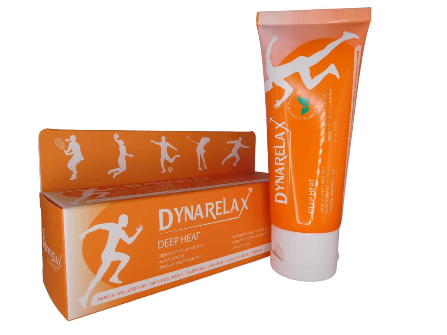 DYNARELAX Deep Heat - Crème chauffante pour sportifs